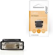 nedis ccgb32900bk dvi adapter dvi i 24 5 pin male vga female blackp photo