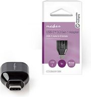 nedis ccgb60915bk usb c 32 gen 1 adapter usb c male usb a female blackp photo