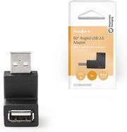nedis ccgb60930bk usb 20 adapter usb a male usb a female 480mbps blackp photo