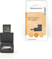 nedis ccgb60940bk usb 20 type a adapter usb a male usb a female blackp photo
