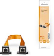 nedis ccgb85901bk03 cat5e flat cable utp rj45 8p8c female rj45 8p8c female 030m orange photo