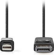 nedis ccgl37400bk20 mini displayport 12 cable mini displayport male displayport male 200m black photo