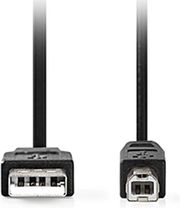 nedis ccgl60100bk30 usb 20 cable usb a male usb b male 10w 300m black photo