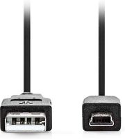 nedis ccgl60300bk30 usb 20 cable usb a male usb mini b 5 pin male 300m black photo