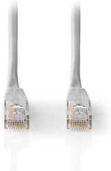nedis ccgl85101gy20 cat5e network cable u utp rj45 male rj45 male 200m grey photo