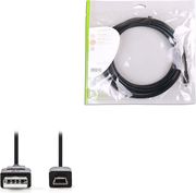 nedis ccgp64350gy usb adapter usb 32 gen 1 usb c male displayport female black grey polybag photo
