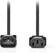 nedis cegl11040bk20 power cable euro male iec 320 c7 200m black photo
