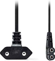 nedis cegl11918bk power cable angled plug with earth contact male open 180m blackp photo
