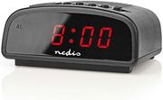nedis cldk008bk digital alarm clock 06 led snooze photo