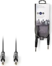 nedis coth23000gy15 mono audio cable 635 mm male 635 mm male nickel plated 150m pvc photo