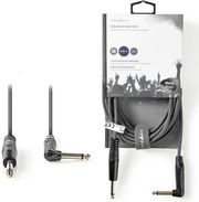 nedis coth23020gy15 stereo audio cable 635mm male 635mm male 150m dark grey photo