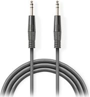 nedis coth23020gy30 stereo audio cable 635mm male 635mm male 300m dark grey photo