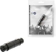 nedis cotp15940bk xlr adapter mono xlr 3 pin female 635 mm male blackp photo