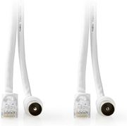 nedis csgp4500wt30 coax cat6 combination cable with connectors 30 mpn photo