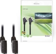 nedis cvgb31000bk20 scart cable scart male scart male 20 m black photo