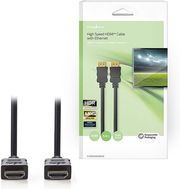 nedis cvgb34000bk50 high speed hdmi cable with ethernet hdmi connector hdmi connector 50m black photo