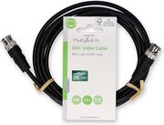 nedis cvgl01000bk20 bnc video cable bnc male bnc male 75ohm 200m black photo