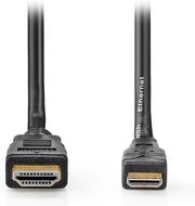 nedis cvgl34500bk15 high speed hdmi cable with ethernet 4k30hz 150m black photo