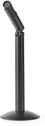 nedis micsj100bk wired microphone stand adjustable angle 35 mm photo