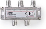 nedis sspl410me satellite f splitter max 115 db insertion loss 5 2400 mhz 4 outputs photo