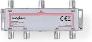 nedis sspl600me catv f splitter max 10 db gain 5 1000 mhz 6 outputs photo