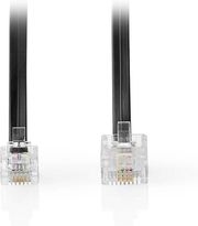 nedis tcgl90201b50 telecom extension cable rj11 male rj45 male 500m blackpn photo