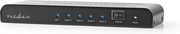 nedis vspl3474at hdmi splitter with 4ports 4k60hz anthracite photo