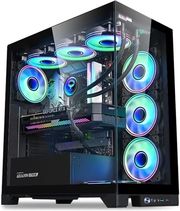 armaggeddon e atx rgb transparent fish tank gaming case aquaron xtreme black aquaron xtreme b photo