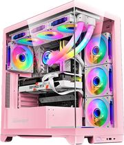 armaggeddon e atx rgb transparent fish tank gaming case aquaron xtreme pink aquaron xtreme p photo