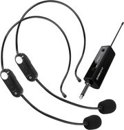sonicgear rechargeable dual headset microphones wmh 100 ul black wmh100uld photo sonicgear rechargeable dual headset microphones wmh 100 ul black wmh100uld photo