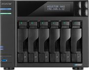 asustor nas lockerstor 6 gen2 as6706t 6 bay 35 4x m2 nvme intel 4 core 8gb ddr4 2x25gbe port photo