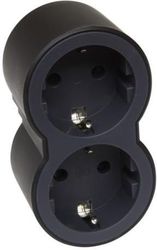 legrand polyprizo 2s fis black grey photo