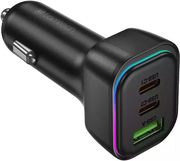 lamtech high power 3 port car charger 60w black lam980497 photo lamtech high power 3 port car charger 60w black lam980497 photo