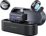 boyalink 3 type c 35mm ai powered button wireless microphone 2 tx 1 rx charging case photo boyalink 3 type c 35mm ai powered button wireless microphone 2 tx 1 rx charging case photo