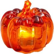 eurolamp fotizomeni portokali akryliki kolokytha mpatarias 3xlr44 thermo leyko led 8x8x7 ip20 photo