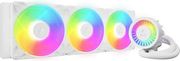 arctic liquid freezer iii pro 420 a rgb white multi compatible aio cpu water cooler with a rgb photo