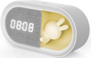 alarm clock with led bunny night light pure fnl 05 ingrid white long forever light photo