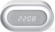 alarm clock with led night light pure fnl 07 aksel white long forever light photo