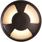 eurolamp fotistiko dapedoy exoteriko 3f led 3w ip65 12v f68x24mm mayro pro arte illumina photo