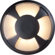 eurolamp fotistiko dapedoy exoteriko 4f led 3w ip65 12v f68x24mm mayro pro arte illumina photo