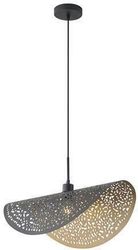 eurolamp fotistiko kremasto metallo 1xe27 max15w f600mm mayro xryso arte illumina galilea photo