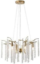 eurolamp fotistiko kremasto metallo diafanes gyali 6foto 6xe14 max 8w arte illumina dynasty photo