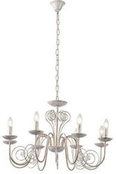 eurolamp fotistiko kremasto metallo diafanes gyali 8foto 8xe27 390x750mm arte illumina kristallo photo