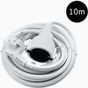 lamtech extension cord with children protection 10m white lam980312 photo