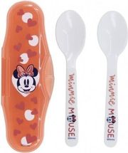 stor disney minnie mouse heart full toddler 2 pcs pp traveling spoons 10766 photo