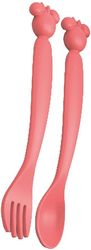 stor disney minnie mouse toddler 2 pcs pp shaped cutlery set 13325 photo