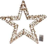 eurolamp fotizomeno asteri xryso 38cm 40led 3xaa timer thermo leyko led proektasi30cm ip20 600 22579 photo