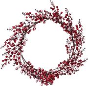 eurolamp stefani me kokkina xionismena berries 45cm 600 46143 photo eurolamp stefani me kokkina xionismena berries 45cm 600 46143 photo