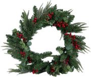 eurolamp stefani prasino me berries kai prasina fylla 60cm 600 30633 photo