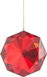 eurolamp stolidi diamanti kokkino 9x5x10cm 600 44110 photo